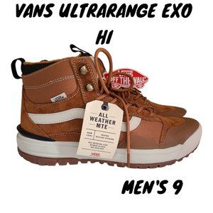 Vans Ultrarange Exo HI MTE Pumpkin Spice Shoe Boot Men's Size 9 NEW